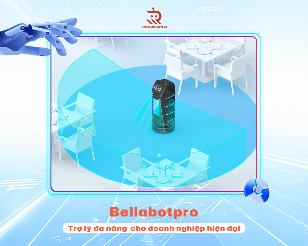 BellaBot Pro đón tiếp và phục vụ công dân